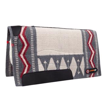 Matrix Woven Wool Back Pad - Grey Arrow